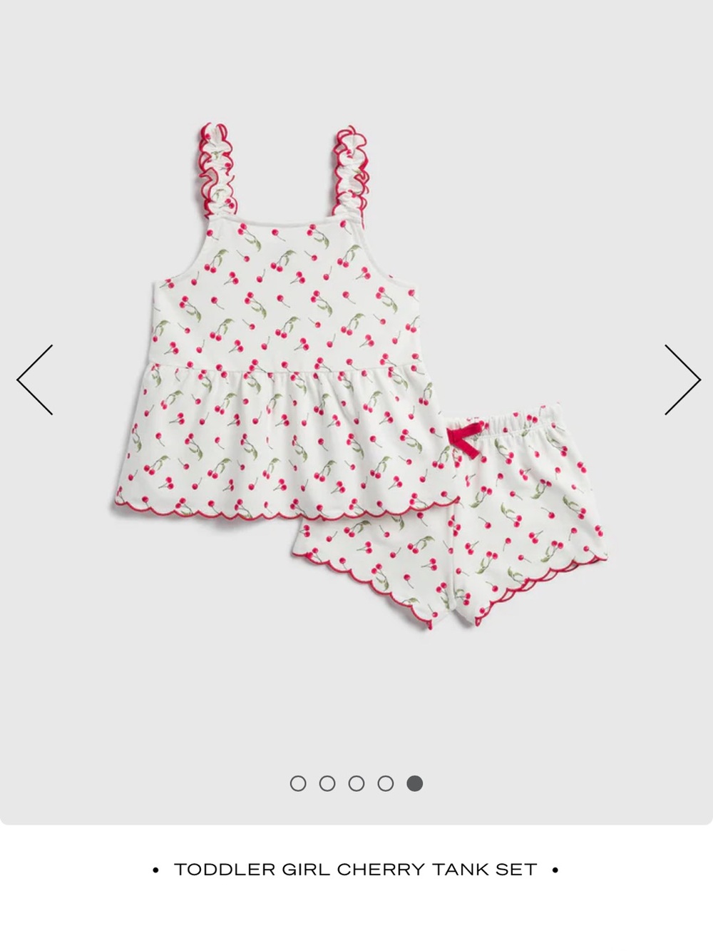 Splendid Cherry Tank Set